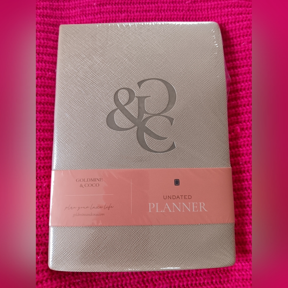 Elegant Beige Notebook with Ribbon